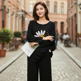 Womens Sunflowers 3pc Night Suit Printed 😍🔥