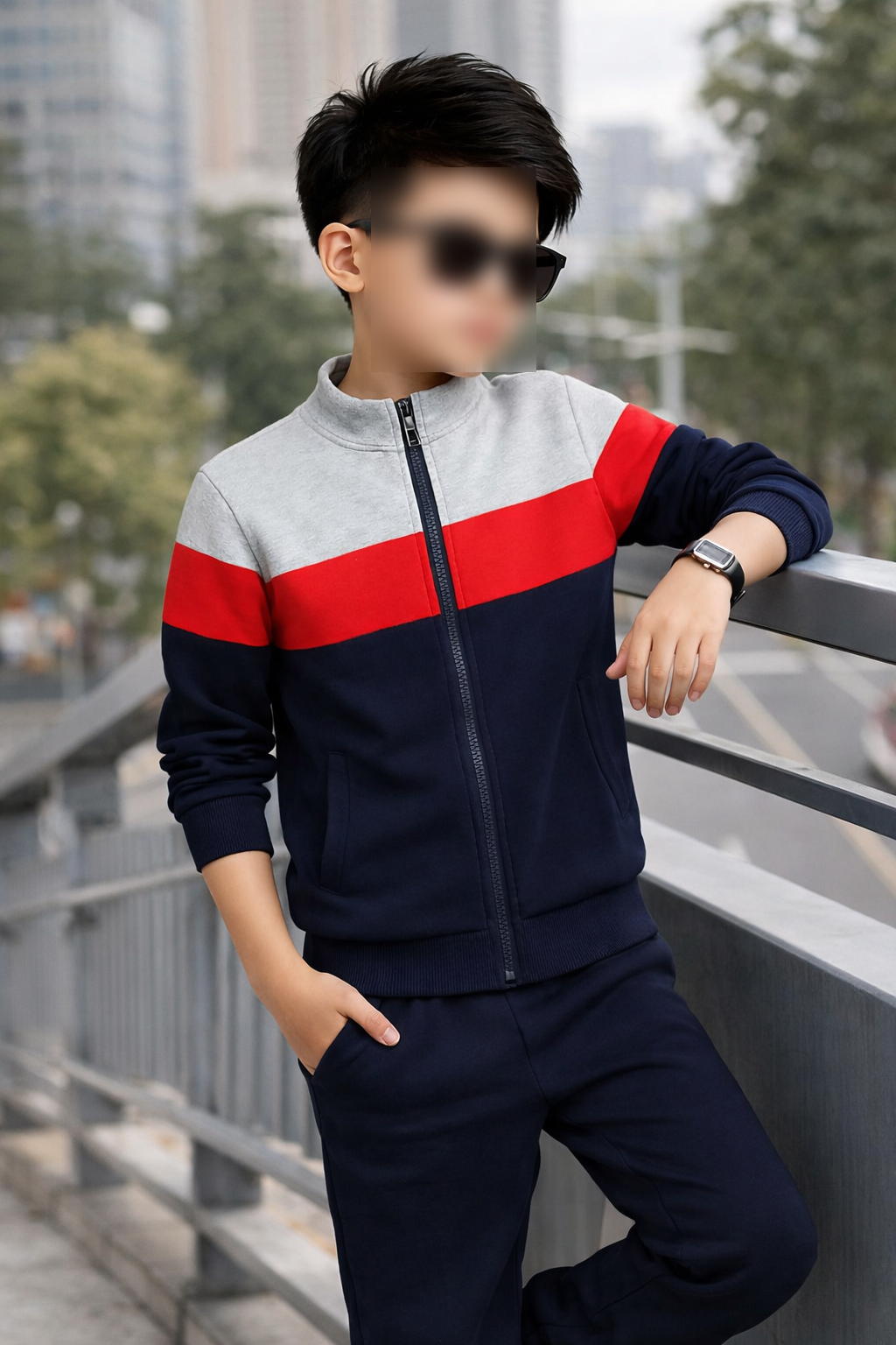 KIDS WINTER PANEL TRACKSUIT