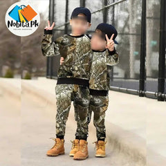 JUNGLE PRINTED SWEATSHIRT SET